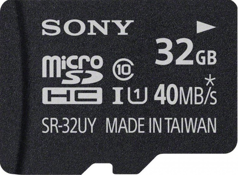Карта памяти Sony microSDHC 32Gb, Class 10 (40/10Mb/s) + ADP фото 1
