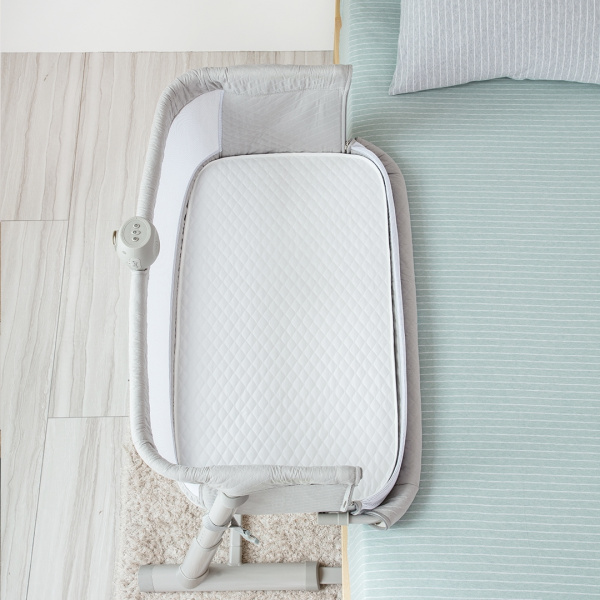 Детская кроватка Xiaomi Lobbe Under Your Pillow Baby Bed With Mobiles серая фото 2