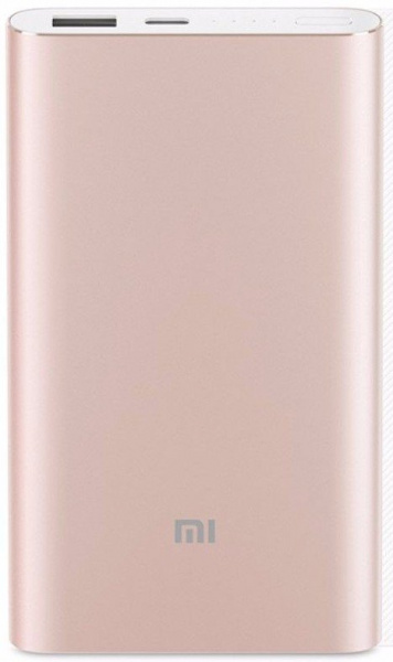 Внешний аккумулятор Xiaomi Mi Power Bank Pro 10000 mah Quick Charge Rose фото 1