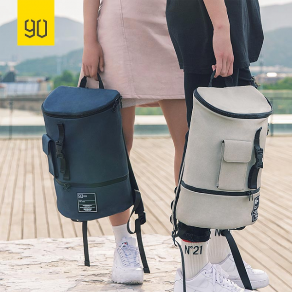 Рюкзак Xiaomi (Mi) 90 Points Chic Leisure Backpack 305*180*405mm (Female) - White фото 2