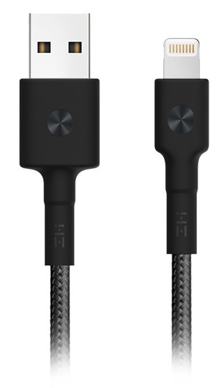 Кабель ZMI MFi USB/Lightning 100 см (AL803/AL805) черный фото 1