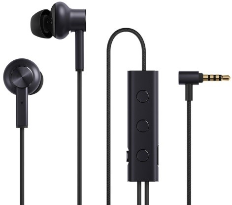 Наушники Xiaomi Mi Noise Cancelling Earphones, черный фото 1