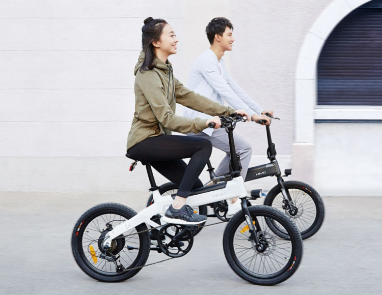 Электровелосипед Xiaomi HIMO C20 Electric Power Bicycle Grey (Серый) фото 3