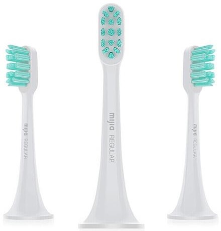Насадка для электрической зубной щетки Xiaomi Mi Electric Toothbrush Head 3 шт, светло серый фото 1