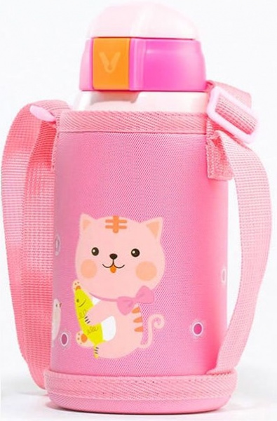Детский термос Viomi Children Vacuum Flask 590 ml, розовый фото 1