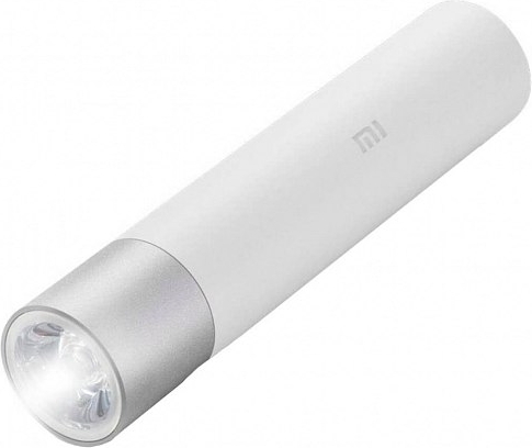 Внешний аккумулятор-фонарик Xiaomi Flashlight Power Bank 3250 mah Серебристый фото 4