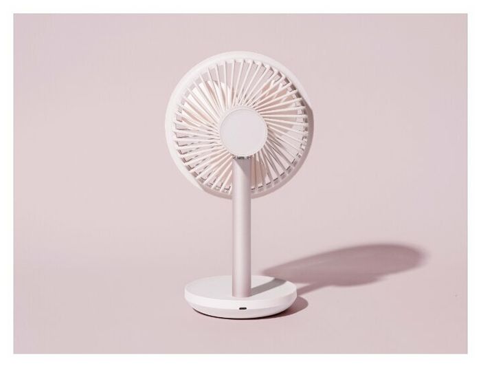Вентилятор настольный поворотный SOLOVE fan F5, розовый фото 2