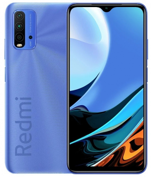 Смартфон Xiaomi RedMi 9T 4/64Gb (NFC) Blue (Голубой) Global Version фото 2