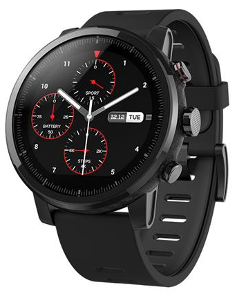 Умные часы Xiaomi Huami Amazfit Stratos, черные фото 2